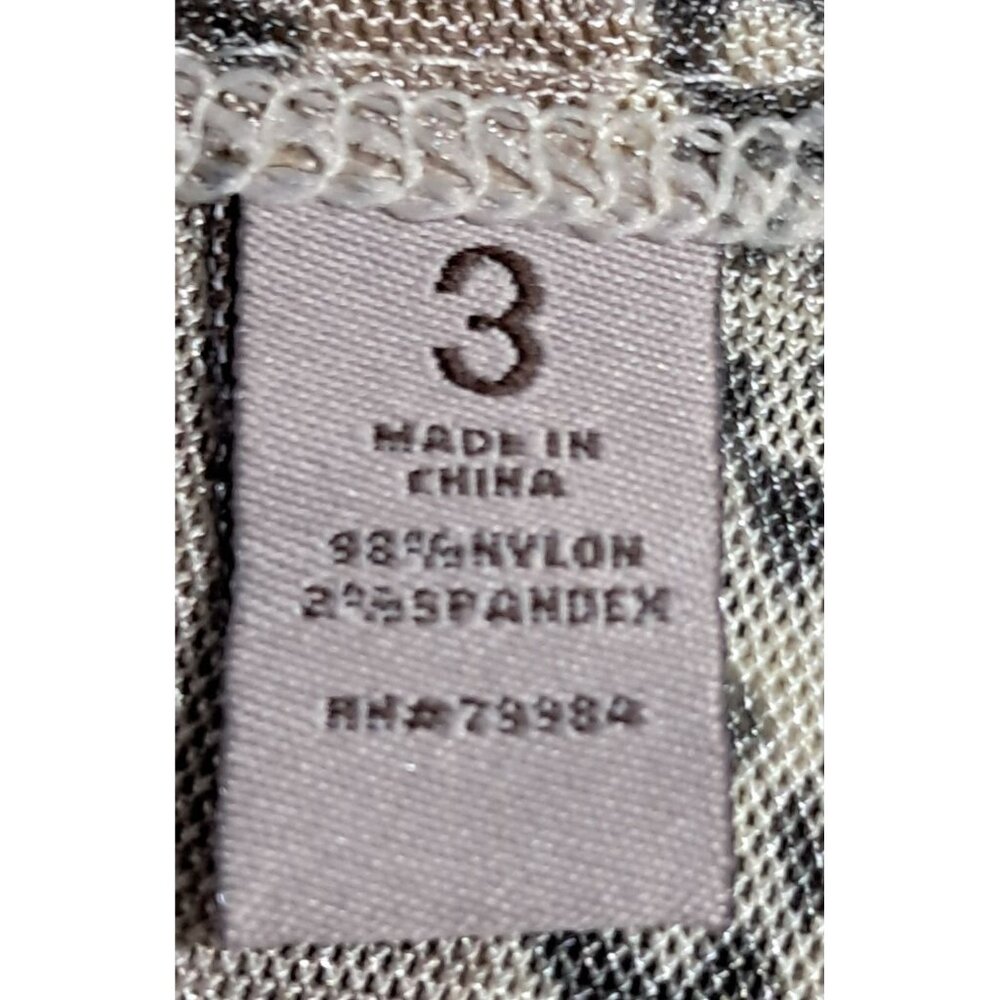 Chicos Mixed Leopard Zebra Print Open Front Cardi… - image 3